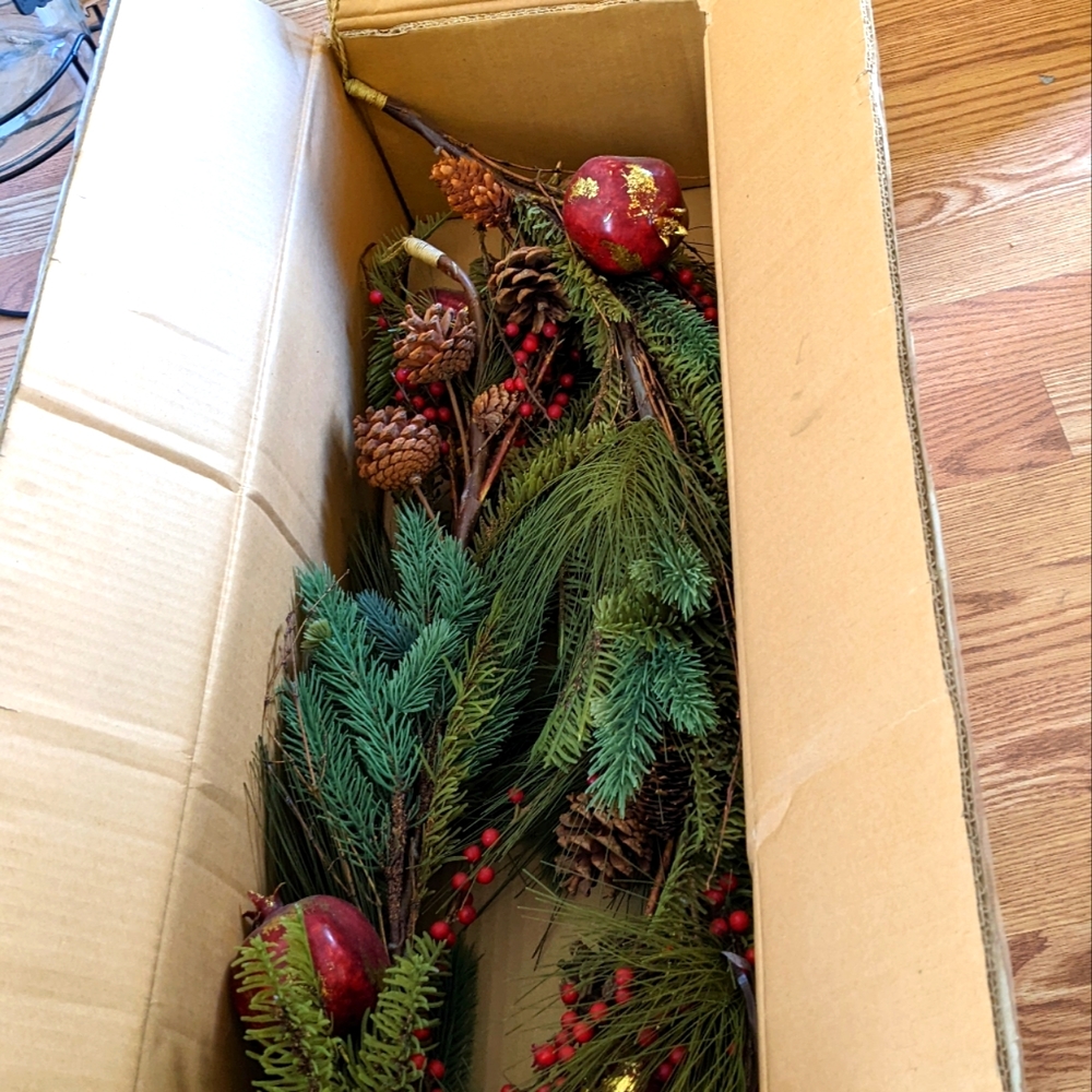 Pottery barn Christmas garland